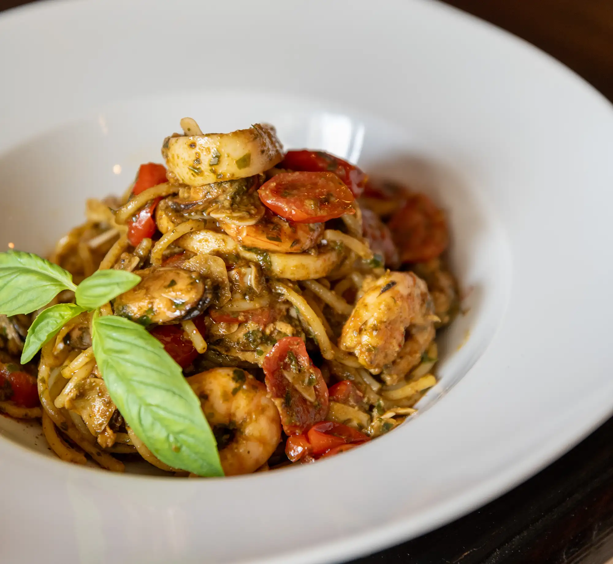 Spaguetti aux fruits de mer